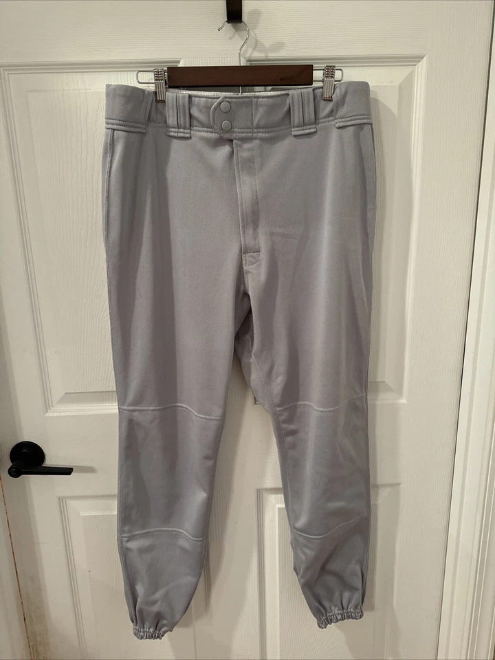 Rawlings Men's Gray Long Baseball Pants - Size Large Belt Loops 36x30 - Image 1 of 4