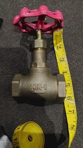 Kitz Manual BRASS 10K-1 Bronze 6inch Wedge Gate Valve 1" in 30cm - Picture 1 of 4