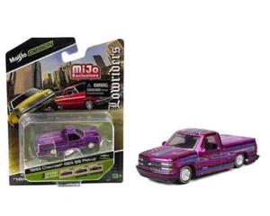1993 Chevrolet 454 SS Custom Lowriders Candy Pink 1:64 Maisto 15494-23C-3H - Picture 1 of 1