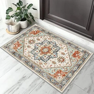 2x3 Entryway Rug 2x3 Washable Area Rugs Non-Slip Low Pile Throw Small Kitchen... - Picture 1 of 9