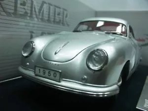 WOW RARISSIMA Porsche 356 Coupè 1950 Argento 1/18 Firma NON Auto Art/CMC - Foto 1 di 5