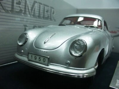 WOW EXTREMELY RARE Porsche 356 Coupe 1950 Silver 1/18 Signature NOT Auto Art/CMC - Image 1 of 4