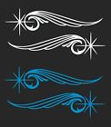 PINSTRIPE WINDOW  DECAL...PICK SIZE & COLOR ...2 FOR 1 