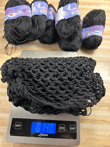 Ägyptische Baumwolle 350 g + ca. 140g verarbeitet Anthrazit - Bild 1 von 2