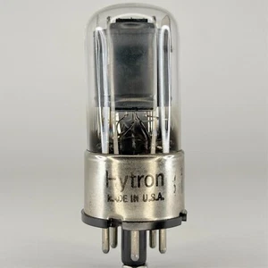(1) Tested Hytron 6C5GT/G Tube Date Code 2A5 Medium Mu Triode 6C5 GT/G Tube - Picture 1 of 3