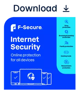 F-Secure Internet Security 2025 - 1, 3, 5 or 10 Device 1 or 2 Year Email Code - Picture 1 of 5