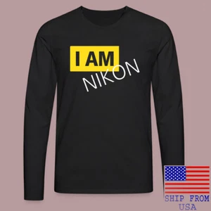 I Am Nikon Camera Black Size S-2XL - Picture 1 of 1
