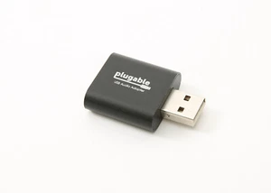 Plugable USB Audio Adapter with 3.5mm Speaker-Headphone and Microphone Jack - Picture 1 of 4