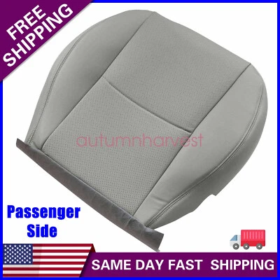 For 2014 2015 2016 Subaru Forester Passenger Side Bottom Leather Seat Cover Gray — 第 1/4 张图片