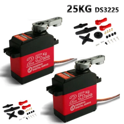 2 Stück DSSERVO DS3225 25 KG 180 Grad Metallgetriebe hohes Drehmoment Digital Se - Bild 1 von 4