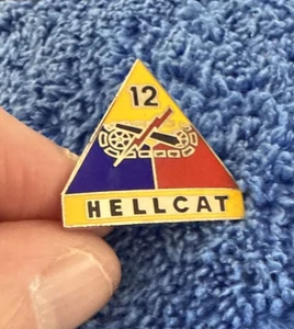 ARMEE 12. GEPANZERTE DIVISION HELLCAT MILITÄR DUI PIN D7 - Bild 1 von 2