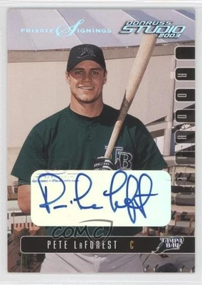2003 Donruss Studio Private Signings /200 Pete LaForest #82 Rookie Auto RC - Image 1 of 2