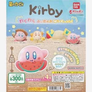Kirby of the Stars Exciting Figure Collection! complete set 4 Capsule Toy NEW - Picture 1 of 3