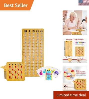 Complete Bingo Set – 25 Shutter Cards & 75 Calling Cards with Quick Clear Design - Image 1 of 4