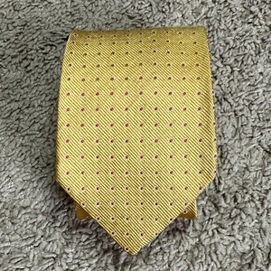 Ermenegildo Zegna Herren Seidenkrawatte Gold Made In Italy - Bild 1 von 9