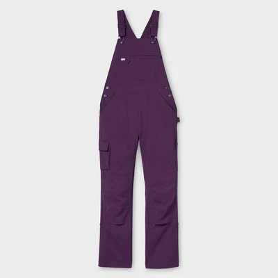Duluth Women's Heirloom Gardening Bib Overalls Blackberry NWT XMAS SALE - Image 1 of 4