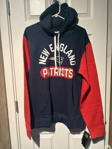 Sudadera con capucha polar Fanatics XL New England Patriots Colorblock para hombre - Imagen 1 de 8