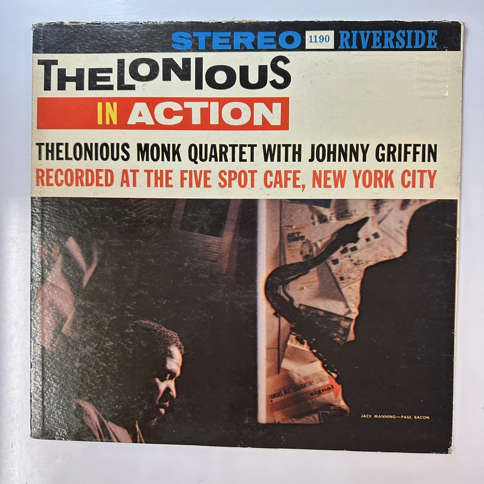 In Action Record Vinyl Thelonious Monk Riverside RLP 1190 Stereo - Image 1 of 4