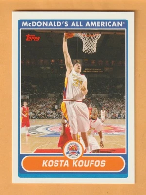 Kosta Koufos Ohio State Buckeyes 2007 Topps McDonald's All-American #KK Foto 1 de 2