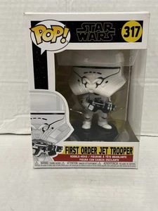 Funko Pop! Vinile: Disney Star Wars: First Order Jet Trooper #317 - NUOVO CON SCATOLA! - Foto 1 di 7