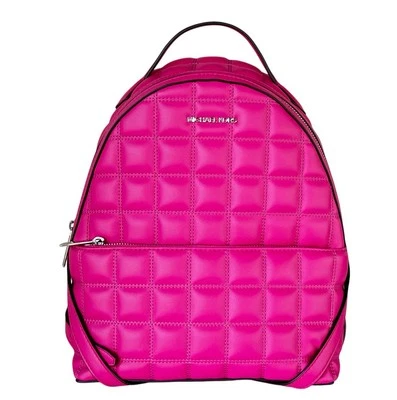 MOCHILA ACOLCHOADA MICHAEL KORS SHEILA BOLSO FRONTAL MÉDIO DRAGON FRUIT - Imagem 1 de 4
