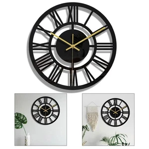 Timeless Vintage Modern Wall Clock for Living Room Decor 30CM Diameter - Picture 1 of 8