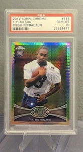 2012 Topps Chrome Prism rifrattore /216 TY Hilton #168 RC PSA 10 GEM MT - Foto 1 di 2