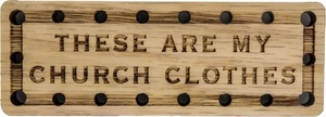 These are my Church Clothes Oak Wood Patch- 3.5x1.25 inch - W1091 - Picture 1 of 2