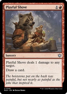 Playful Shove (FOIL) x1 - MTG Bloomburrow BLB #145 - Bild 1 von 1