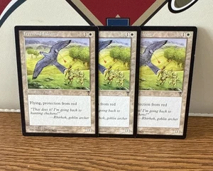 1996 MAGIC THE GATHERING (MTG) FREEWIND FALCON (SUMMON) TCG Visions X3 - Picture 1 of 2