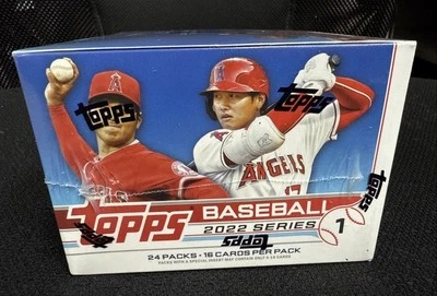 Topps 2022 Series 1 Baseball Retail Box 24 Packs New Sealed - Image 1 of 3