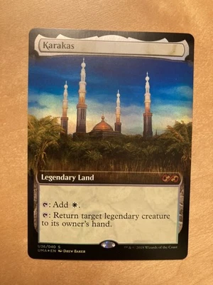 Karakas FOIL MTG Card Box Topper English Used - Image 1 of 4