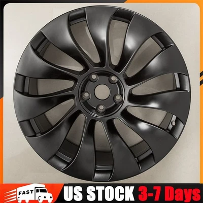 New 21 x 9.5 Inch Front Wheel For Tesla Model Y 2020-2024 Replacement Alloy Rim - Изображение 1 из 4