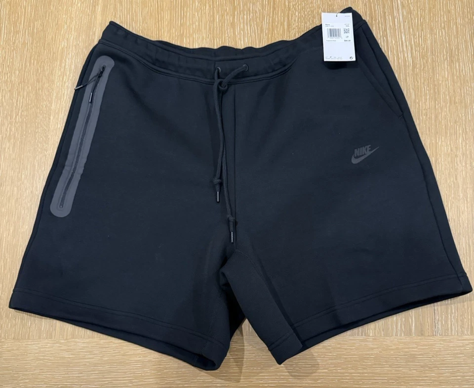 Nike Sportswear Tech Fleece Shorts Training Black Mens FB8171-010 Size 2XL