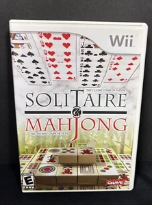 Nintendo Wii Game Puzzle Challenge Crosswords and More - Solitaire & Mahjong - Picture 1 of 3