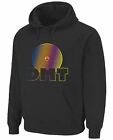 DMT Gradient Rainbow Psychedelic Drug Pull Over Pouch Pocket Hoodie