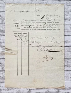 1880 Transportschein Frachtbrief Ferrara Bologna Italien Dokument Handschrift - Picture 1 of 2