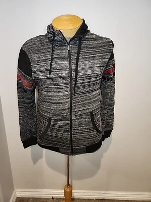 Chaqueta con capucha para hombre I Jeans de Buffalo gris/negro todo clima nueva con etiquetas $85 Foto 1 de 4