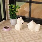Kids Toys Animal Figurines Model Accessories Resin Dog Figures  Home Decor