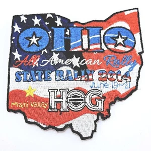 Harley Owners Group Ohio All American State Rally 2014 Miami Valley Patch - Picture 1 of 7