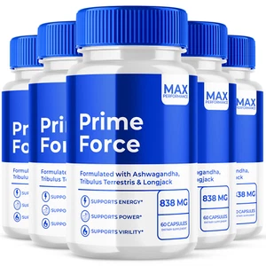 Prime Force Support Vitamin Maximum Strength Supplement for Men 300 Capsules - Picture 1 of 9