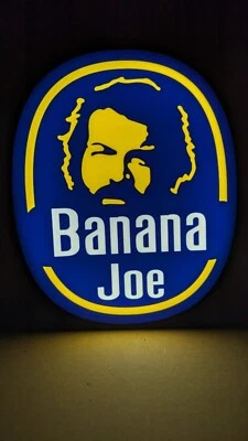 Banana Joe Bud Spencer Lampada Led Insegna Luminosa Targa Lightbox LED Lamp - Immagine 1 di 2