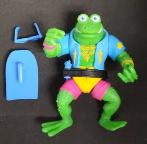 TMNT 1989 Genghis Frog figura de acción Soft Heads - Imagen 1 de 2