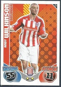 TOPPS MATCH ATTAX 2010-11- #237-STOKE CITY-ANDY WILKINSON