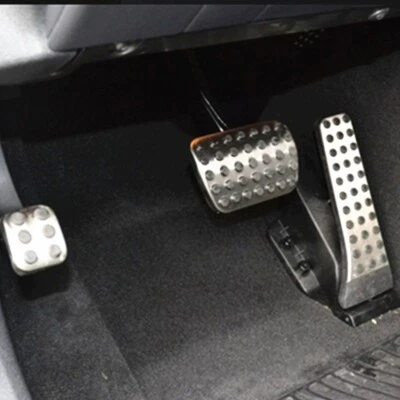 Kit de cubierta de pedal de freno de gasolina de acero inoxidable para nuevo Mercedes-Benz 3 piezas Foto 1 de 4