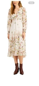 Taylor Women's Plus Size Chiffon High/ Low Midi Dress Size 22W - Picture 1 of 10