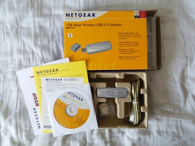 NETGEAR 108Mbps Wireless USB 2.0 Adaptor WG111T - Image 1 of 2