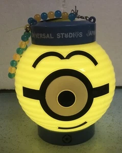 VERY RARE Universal Studios Japan DESPICABLE ME MINIONS LIGHT UP LANTERN NWT - Picture 1 of 12