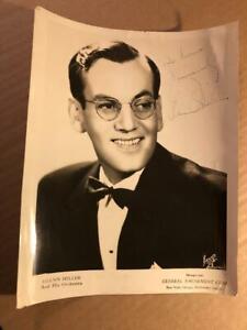 Glenn Miller Exceptionally Rare Vintage Original Autographed 8/10 Photo 40 d.'44