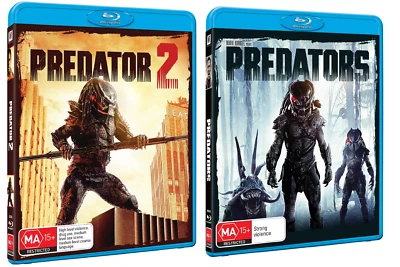 Predator 2 & Predators Blu-ray 2 Movie Collection Region B Brand New Sealed - Image 1 of 3